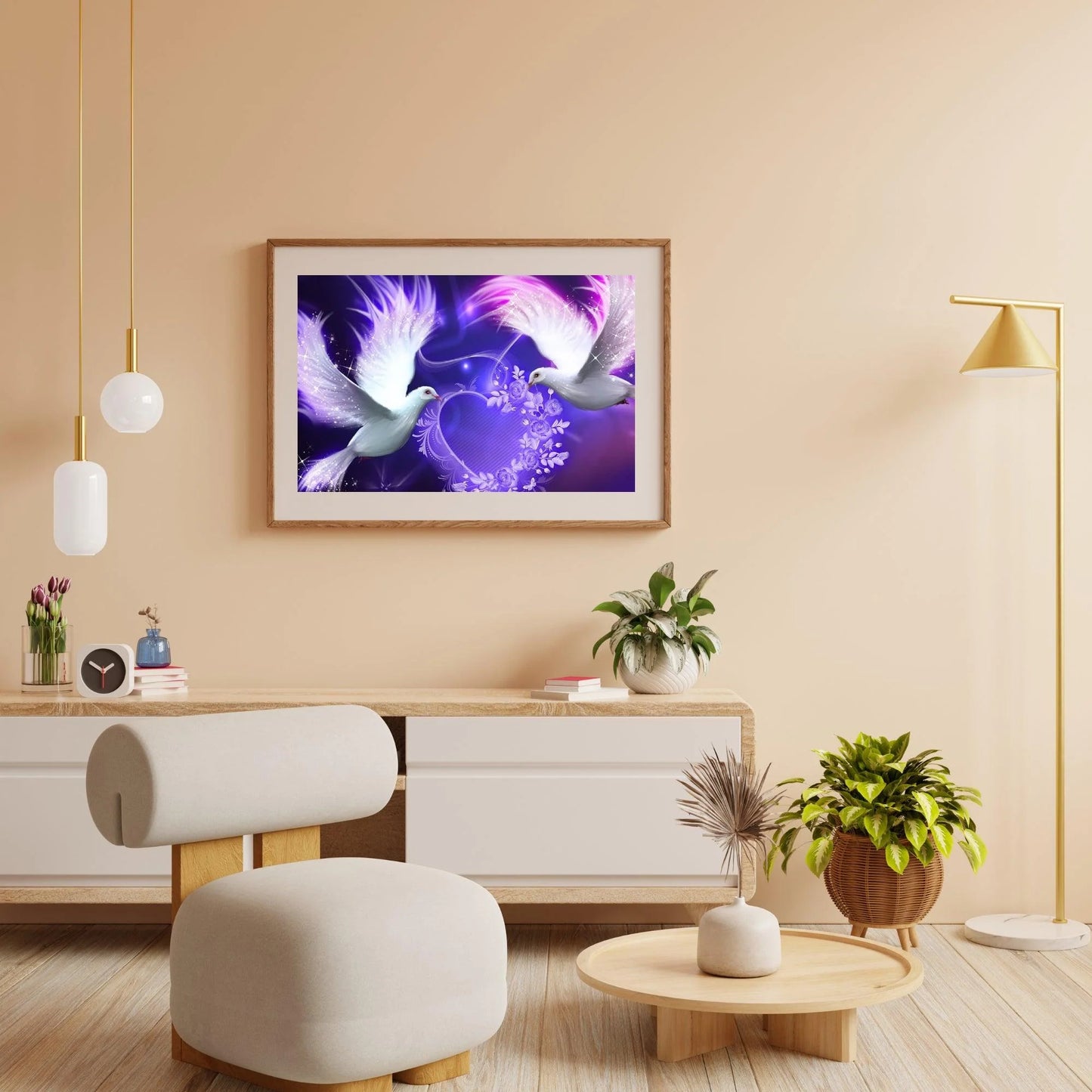 Diamond Painting Minnaar Fioletowy Gołąb - SEOS Shop ®