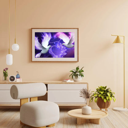 Diamond Painting Minnaar Fioletowy Gołąb - SEOS Shop ®