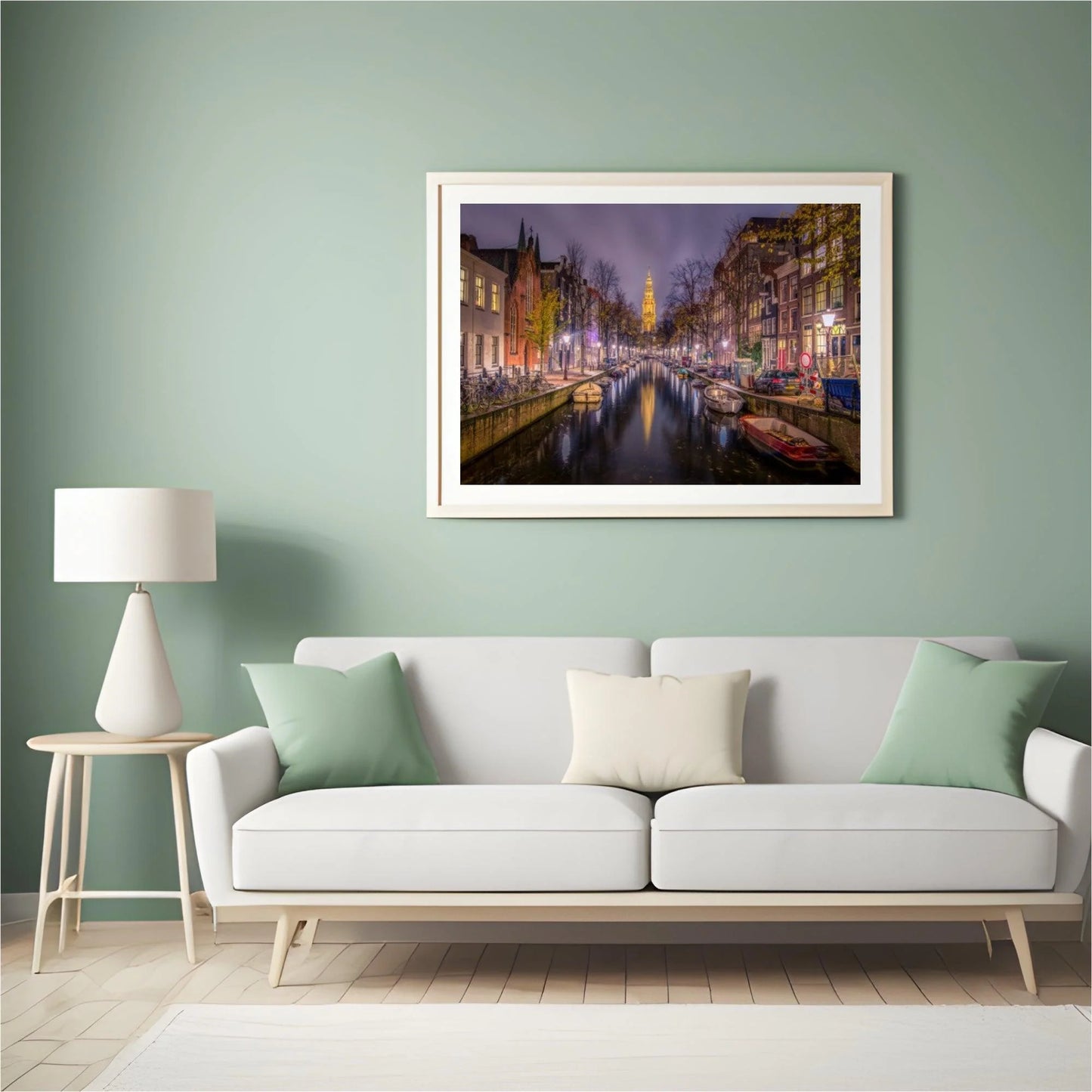 Diamond Painting Nederland Meerstad Nacht - SEOS Shop ®