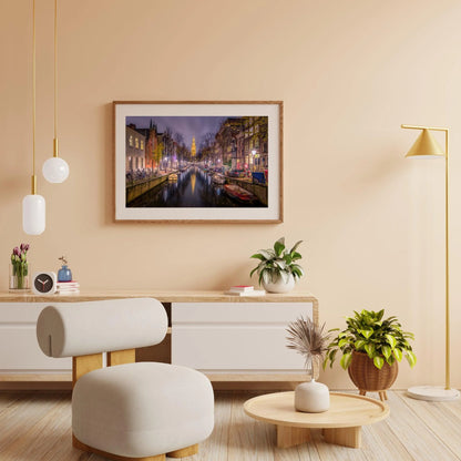 Diamond Painting Nederland Meerstad Nacht - SEOS Shop ®