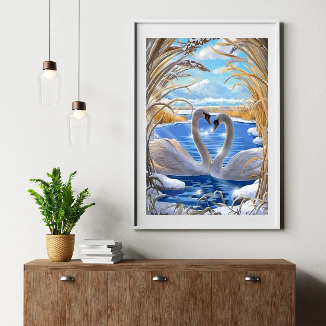 Diamond Painting Para Łabędzi - SEOS Shop ®