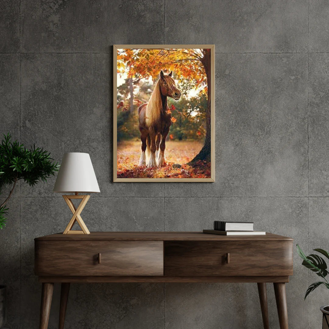 Diamond Painting Koń pod drzewem - SEOS Shop ®