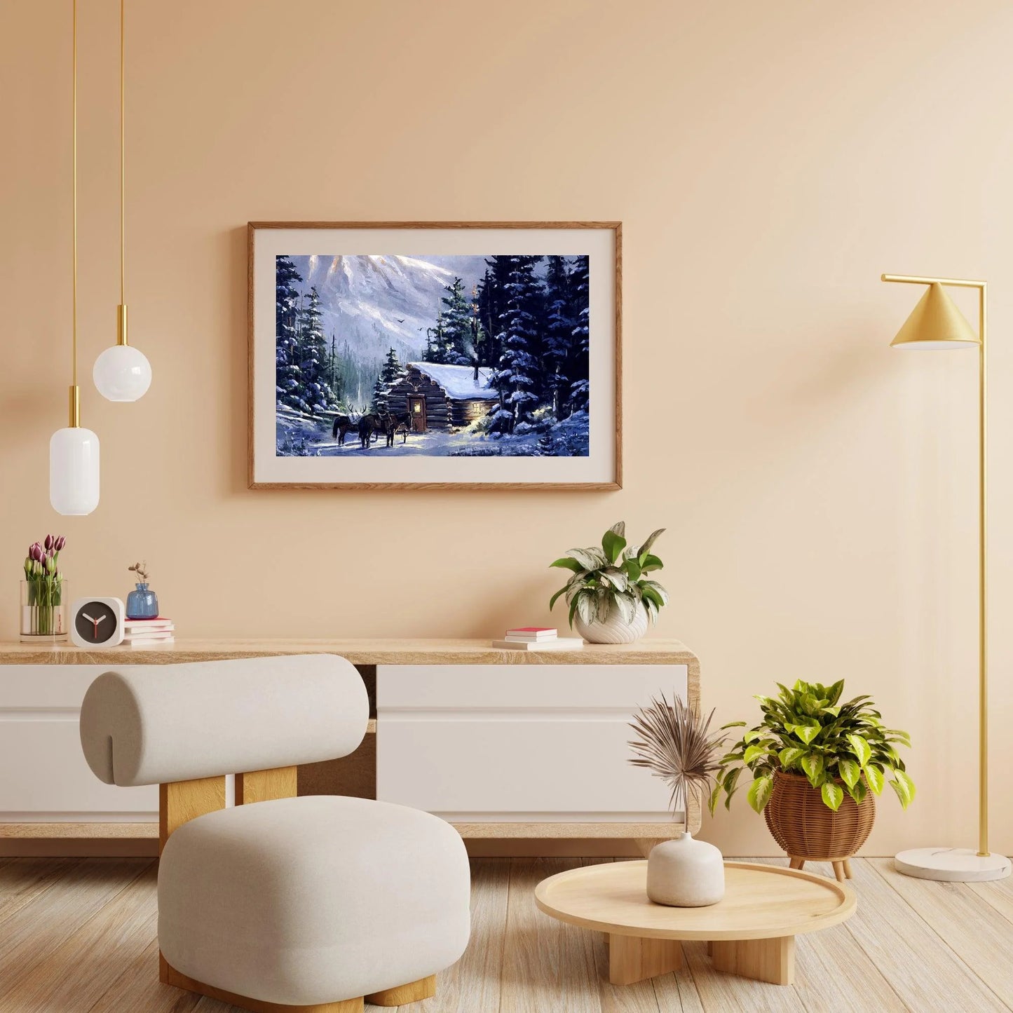 Diamond Painting Konie przy chatce - SEOS Shop ®