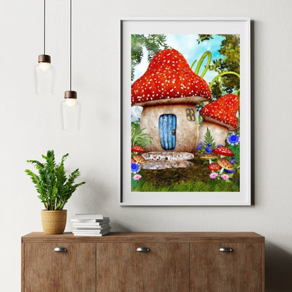 Diamond Painting Paddenstoelenhuis - SEOS Shop ®