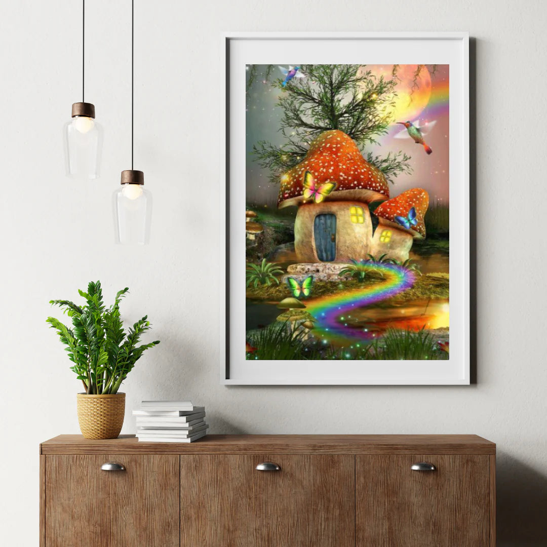 Diamond Painting Paddenstoelenhuis - SEOS Shop ®