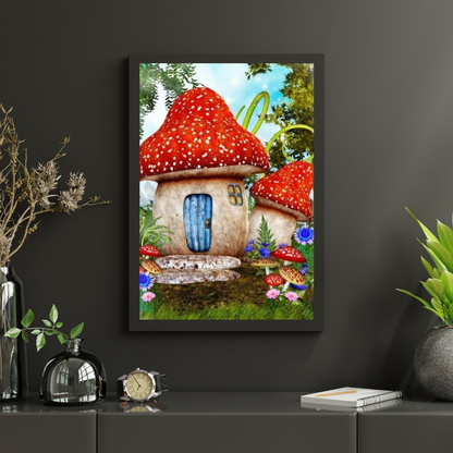 Diamond Painting Paddenstoelenhuis - SEOS Shop ®