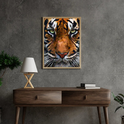 Diamond Painting Pakket Piękna Głowa Tygrysa - SEOS Shop ®