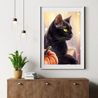 Diamond Painting Dynia i Czarny Kot - SEOS Shop ®