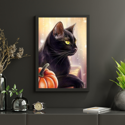 Diamond Painting Dynia i Czarny Kot - SEOS Shop ®