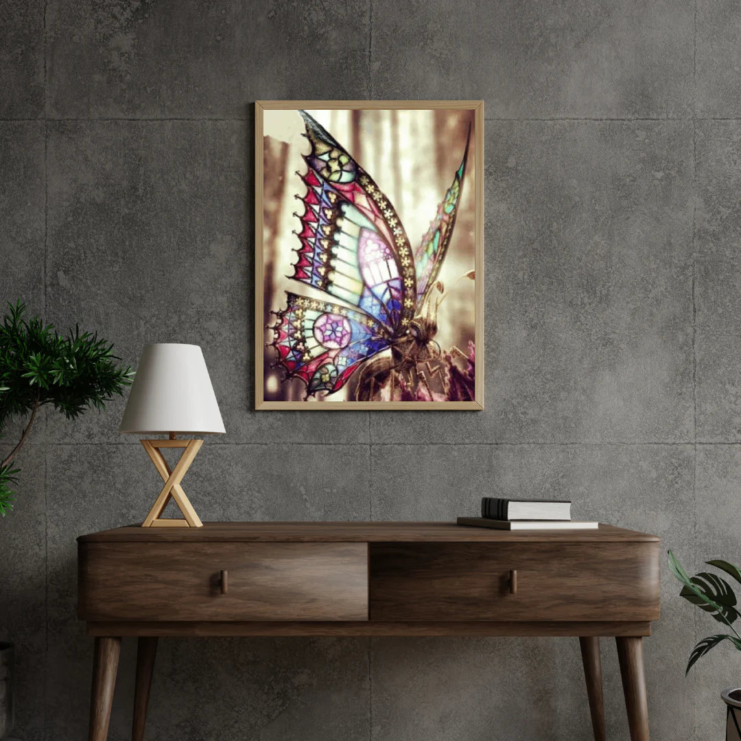 Diamond Painting Piękny motyl w słońcu - SEOS Shop ®