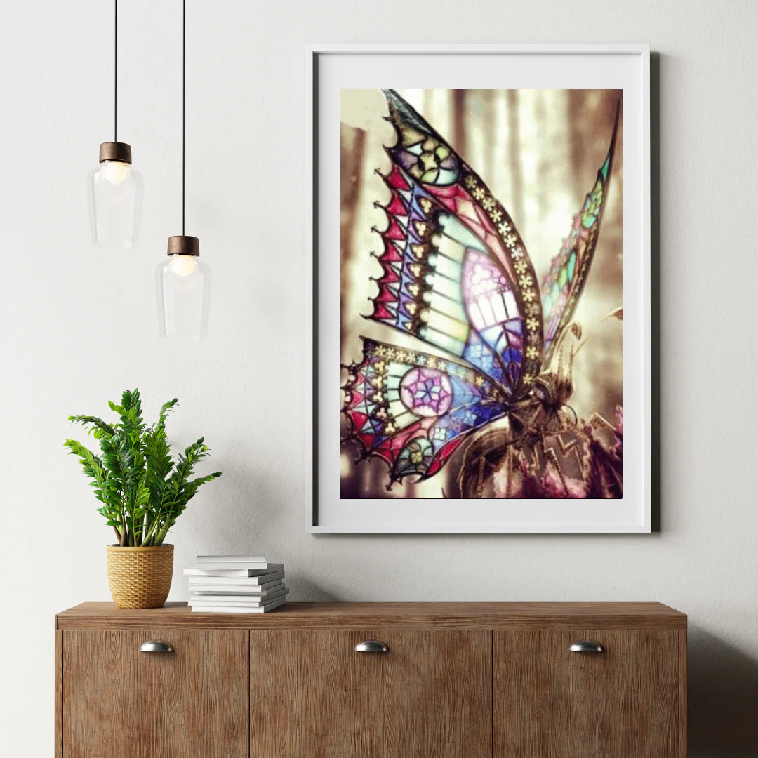 Diamond Painting Piękny motyl w słońcu - SEOS Shop ®