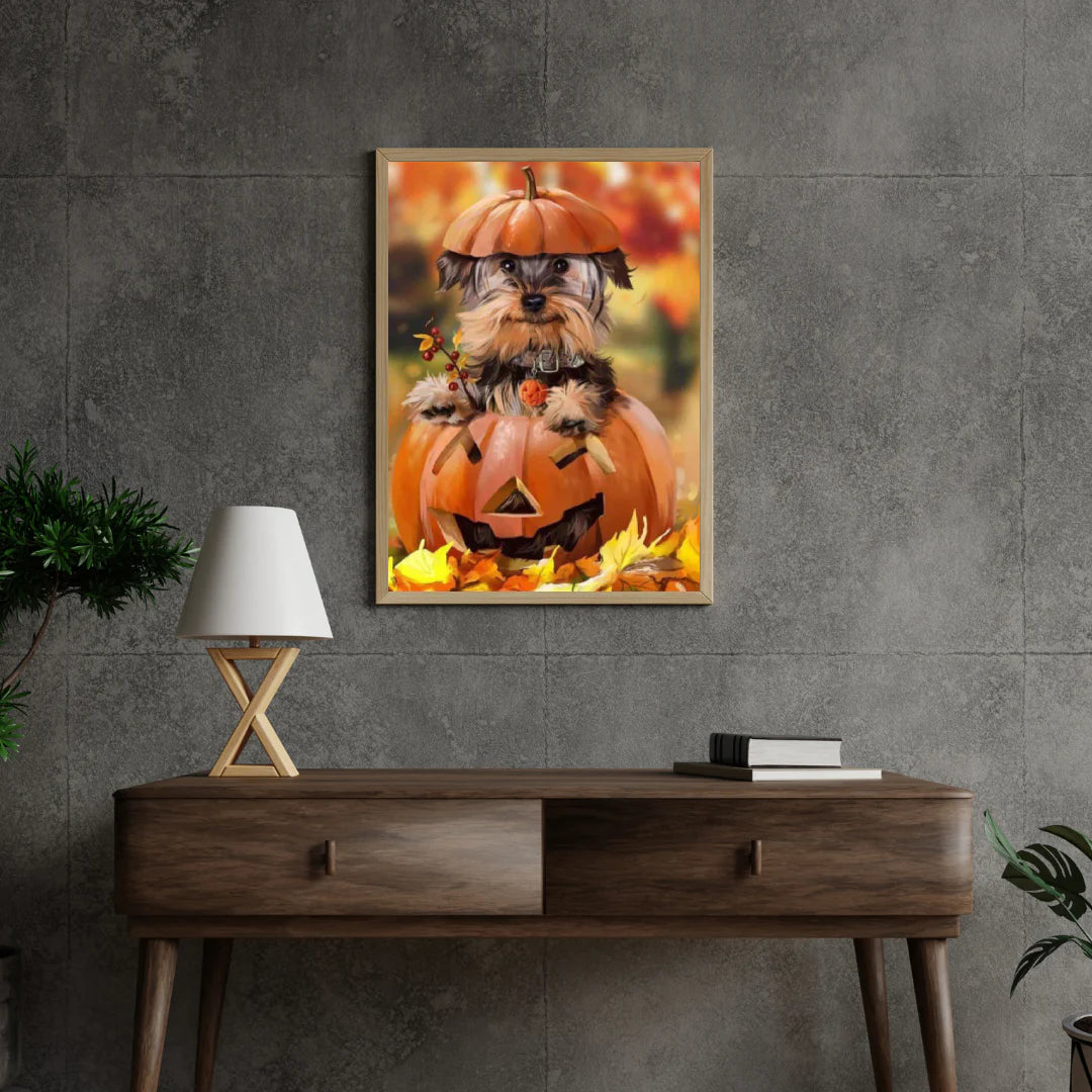Diamond Painting Szczeniak w Dyni - SEOS Shop ®