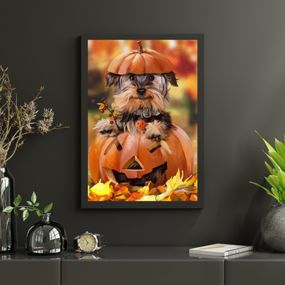 Diamond Painting Szczeniak w Dyni - SEOS Shop ®