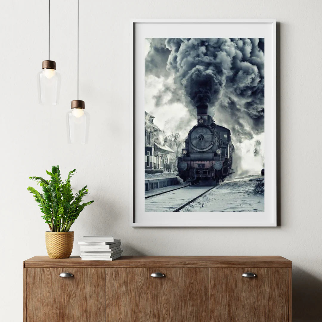 Diamond Painting Palący się pociąg – SEOS Shop ®