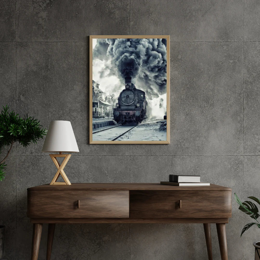 Diamond Painting Palący się pociąg – SEOS Shop ®