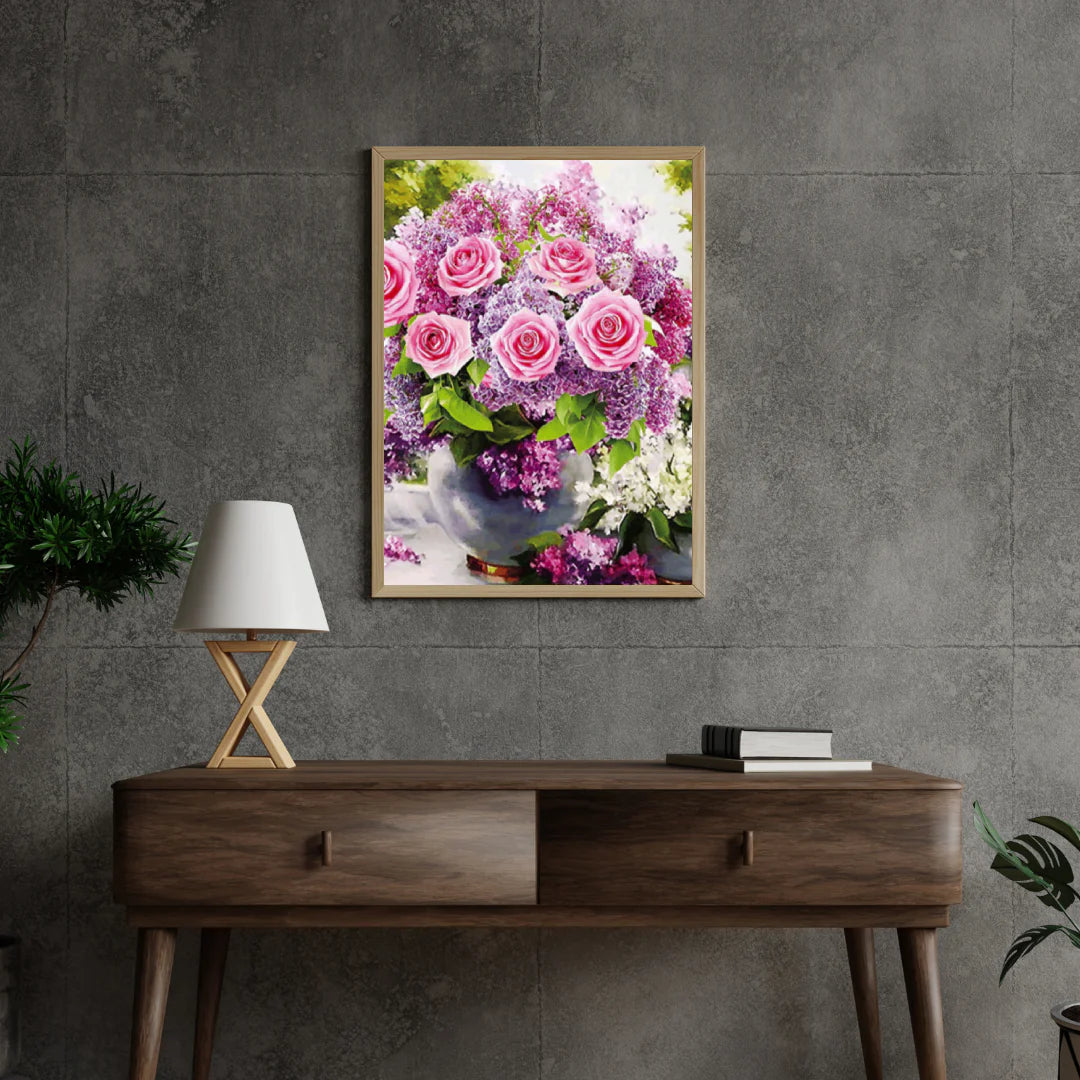 Diamond Painting Róże w Wazonie - SEOS Shop ®