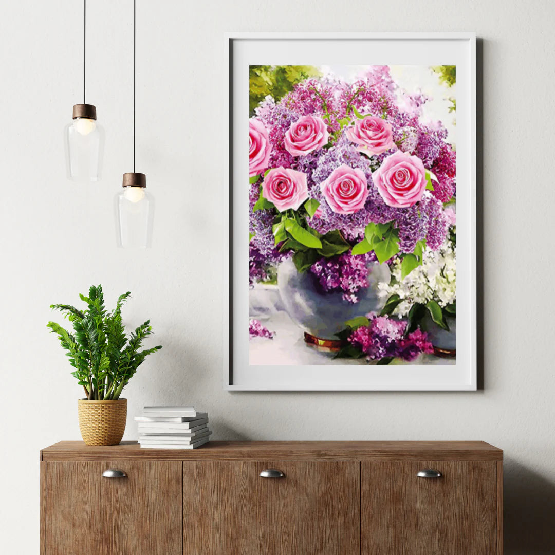 Diamond Painting Róże w Wazonie - SEOS Shop ®