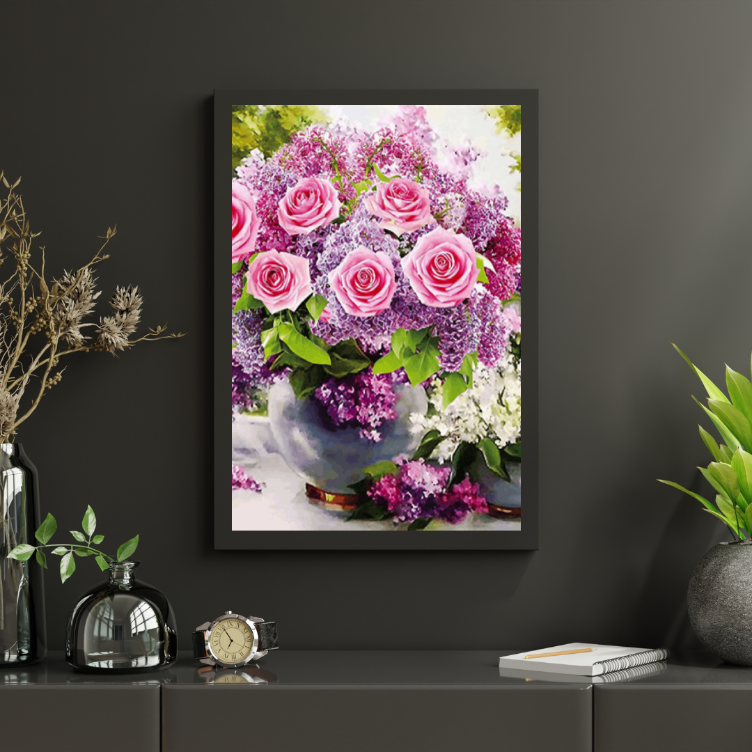 Diamond Painting Róże w Wazonie - SEOS Shop ®
