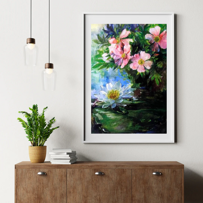 Diamond Painting Róże i nenufary - SEOS Shop ®