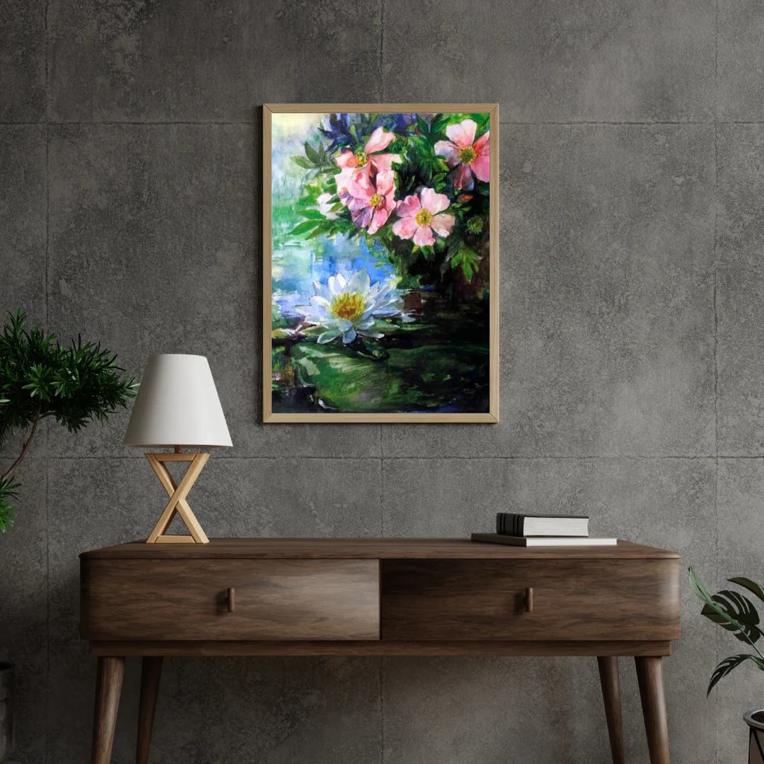 Diamond Painting Róże i nenufary - SEOS Shop ®