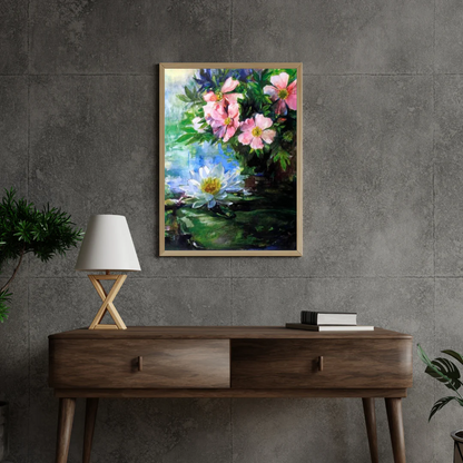 Diamond Painting Róże i nenufary - SEOS Shop ®