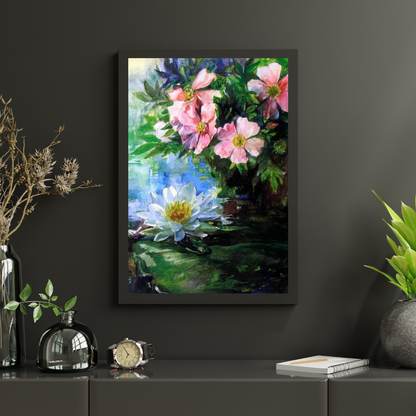 Diamond Painting Róże i nenufary - SEOS Shop ®