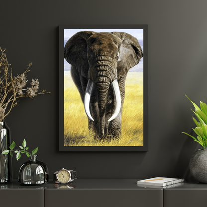 Diamond Painting Safari Słoń z kłami - SEOS Shop ®