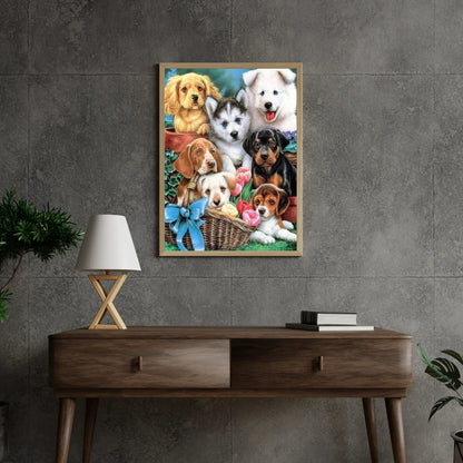 Diamond Painting Urocze Szczeniaki - SEOS Shop ®