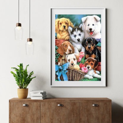 Diamond Painting Urocze Szczeniaki - SEOS Shop ®