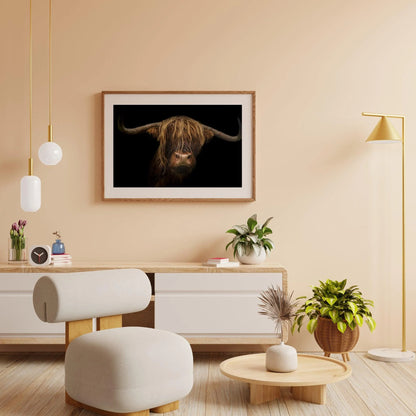 Diamond Painting Szkocki Highlands - Majestatyczny szkocki highlander w obrazie - SEOS Shop ®