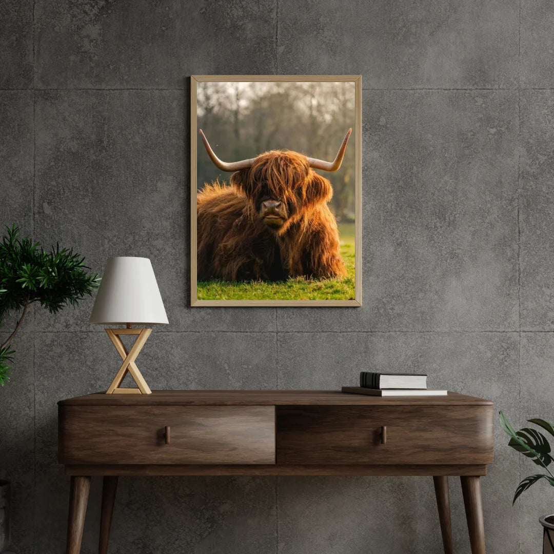 Diamond Painting Szkocki Highlander - Szkocka krowa Highlands z bliska - SEOS Shop ®