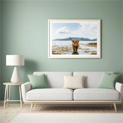 Diamond Painting Szkocki Highlander - Szkocki Highlander relaksujący się - SEOS Shop ®