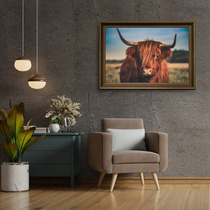 Diamond Painting Szkocki Highlander - Szkocki Highlander na wolności - SEOS Shop ®