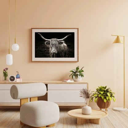 Diamond Painting Szkocki Highlander - Szkocki Highlander w stylu vintage - SEOS Shop ®
