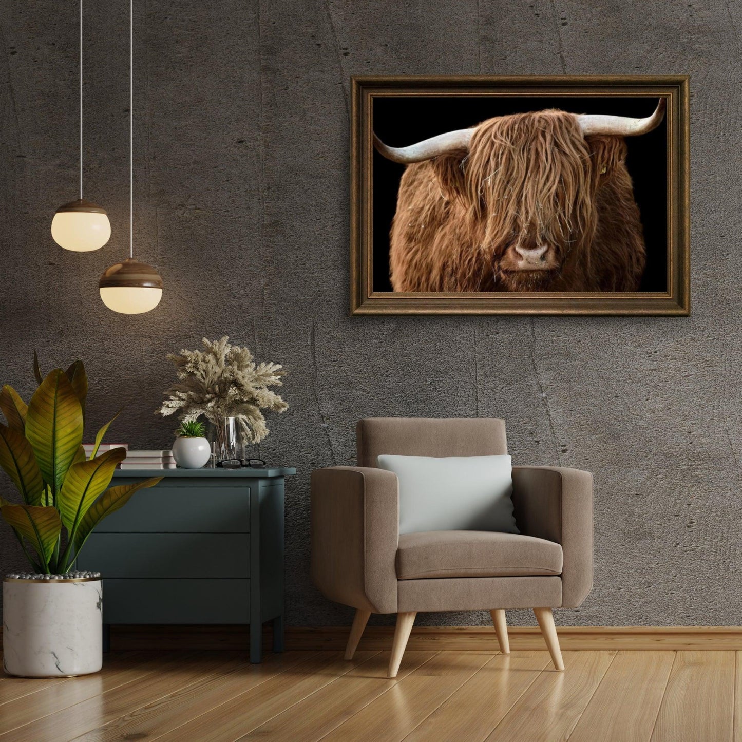 Diamond Painting Szkocki Highlander - Szkocki Highlander z bliska - SEOS Shop ®