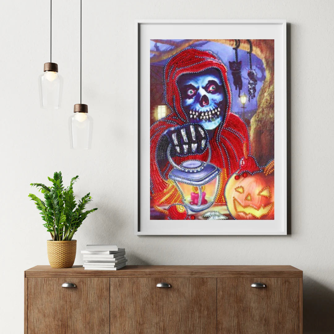 Diamond Painting Szkielet z Lampą - SEOS Shop ®