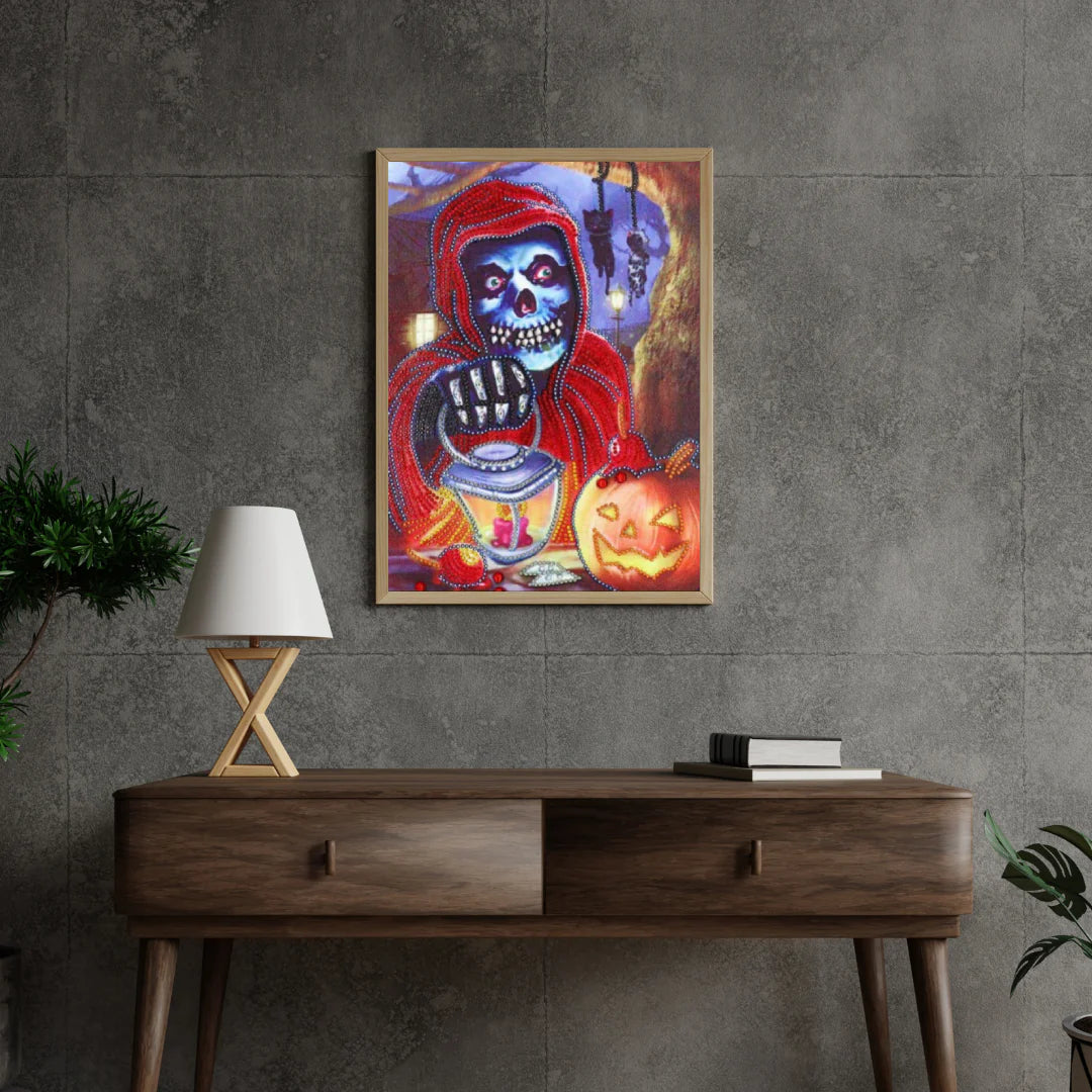 Diamond Painting Szkielet z Lampą - SEOS Shop ®
