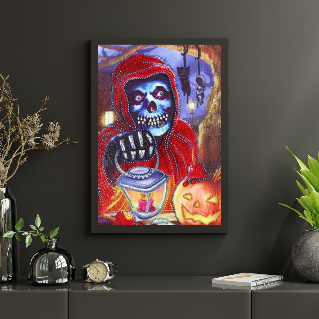 Diamond Painting Szkielet z Lampą - SEOS Shop ®