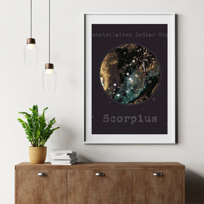 Diamond Painting Znak Zodiaku - Skorpion - SEOS Shop ®