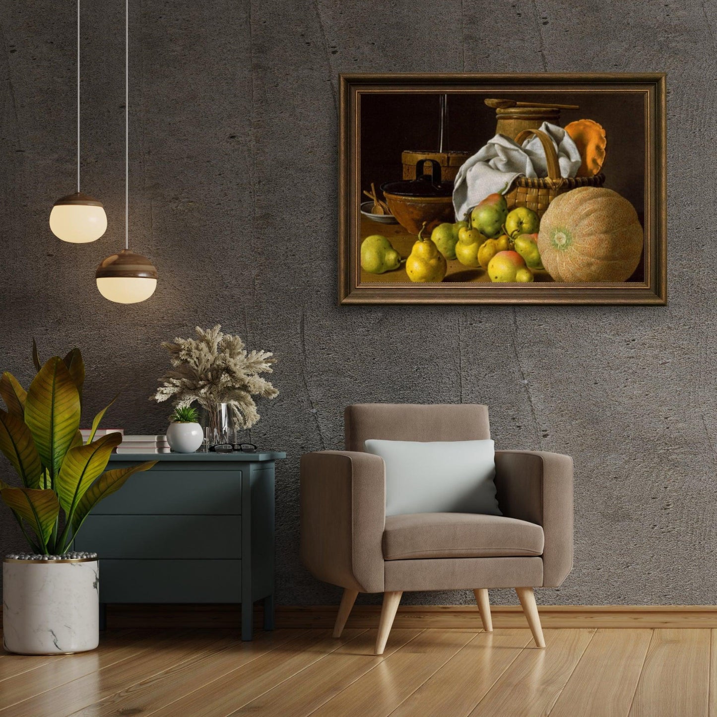 Diamond Painting Martwa Natura z melonem i gruszkami - SEOS Shop ®