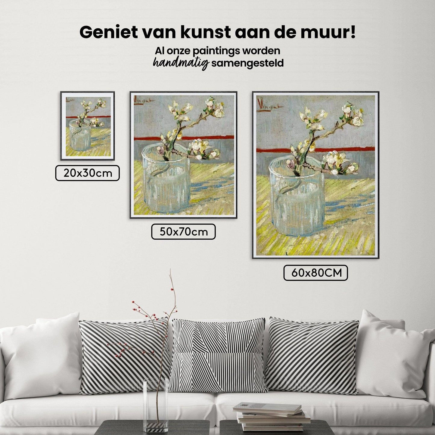 Diamond Painting Gałązka kwitnącej migdałowca w szkle - SEOS Shop ®