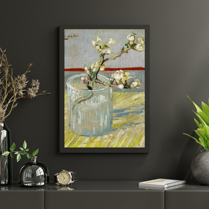Diamond Painting Gałązka kwitnącej migdałowca w szkle - SEOS Shop ®
