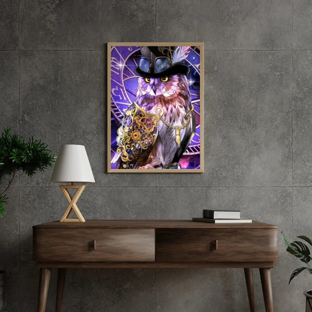 Diamond Painting Sowa Zegar - SEOS Shop ®