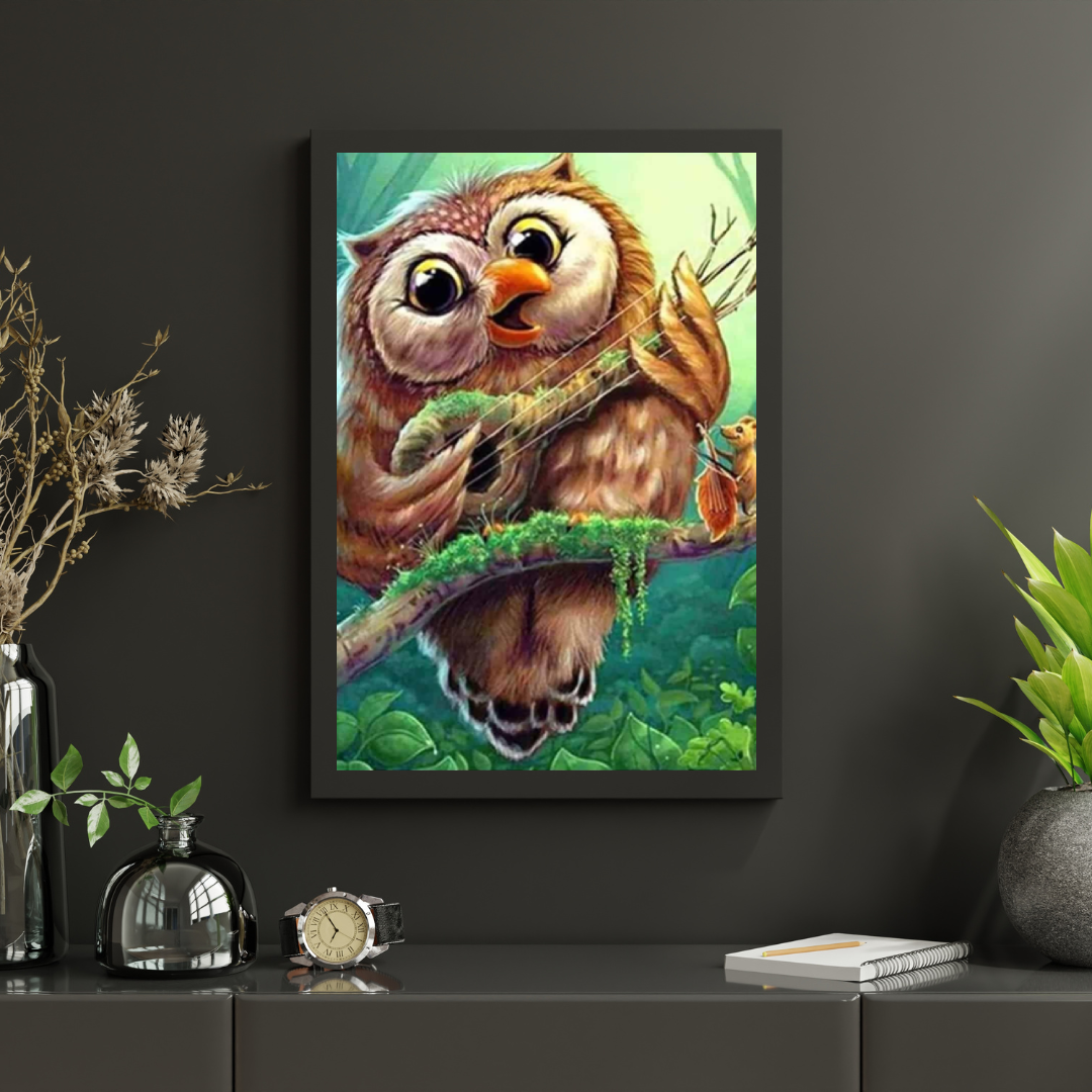 Diamond Painting Sowa śpiewająca - SEOS Shop ®