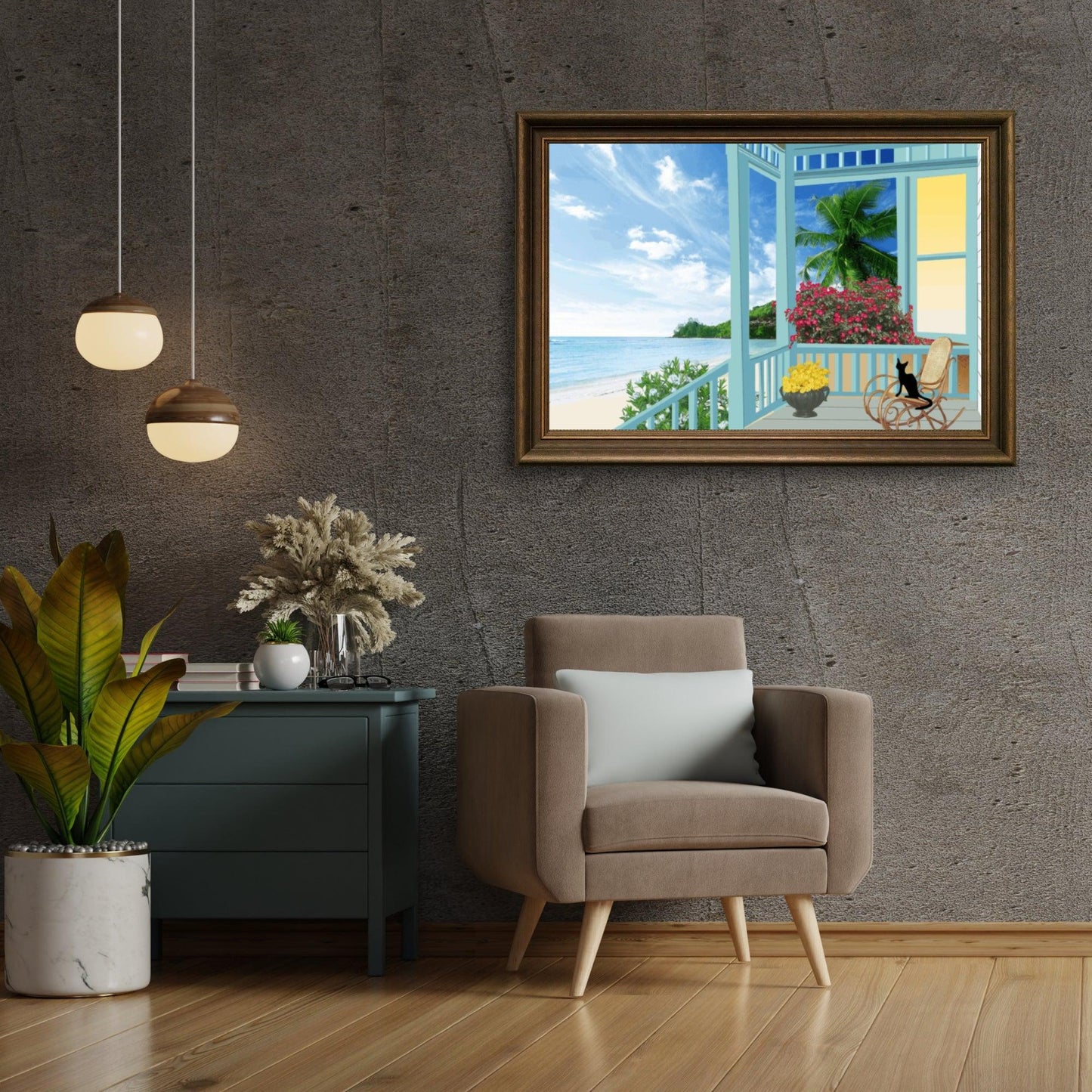 Diamond Painting Wakacyjne zdjęcie - Plaża z Morzem – SEOS Shop ®