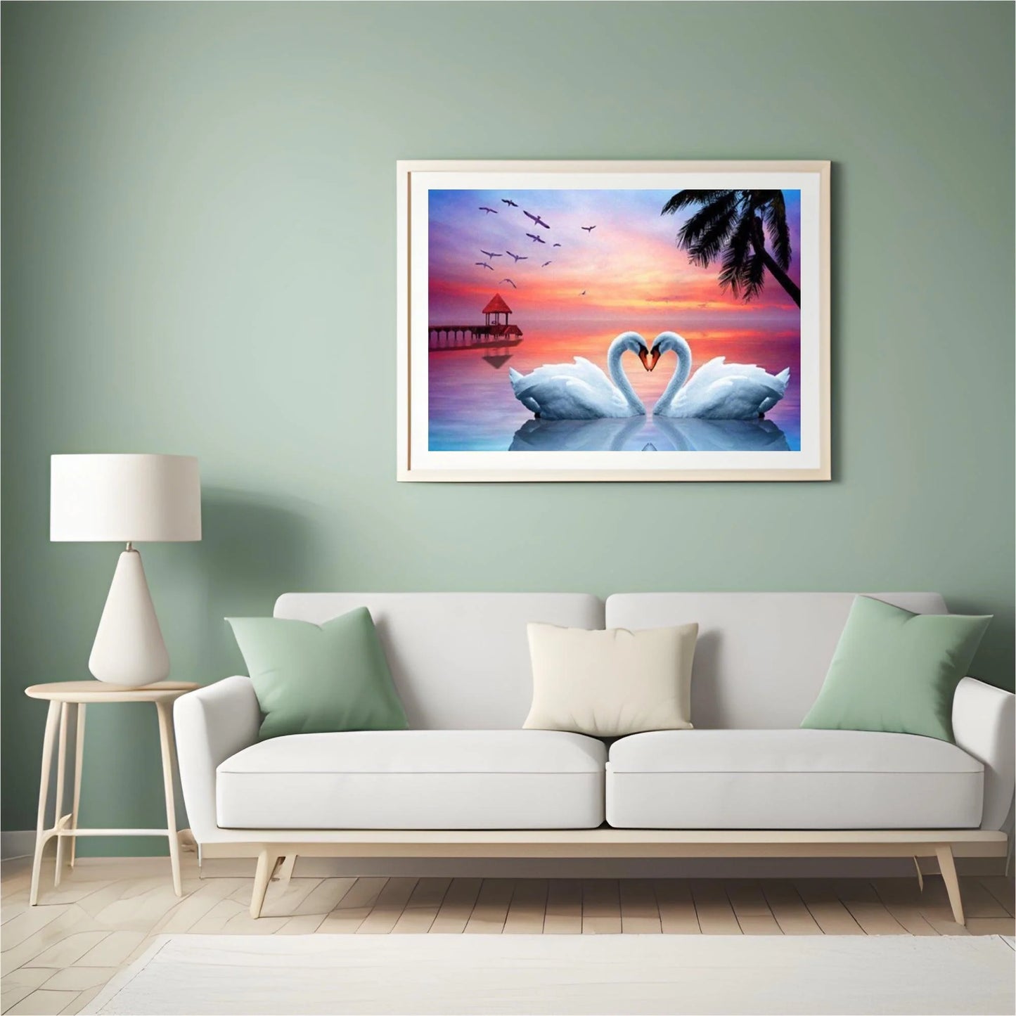 Diamond Painting Zakochane Łabędzie – SEOS Shop ®