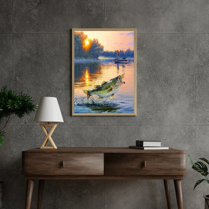 Diamond Painting Łowienie ryb z łodzi - SEOS Shop ®