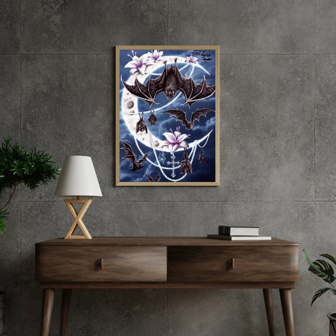 Diamond Painting Nietoperz Księżyc - SEOS Shop ®