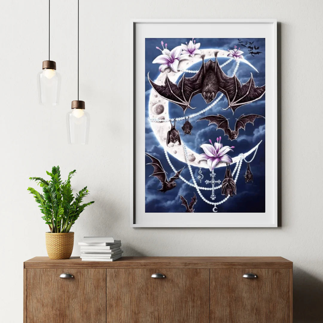 Diamond Painting Nietoperz Księżyc - SEOS Shop ®