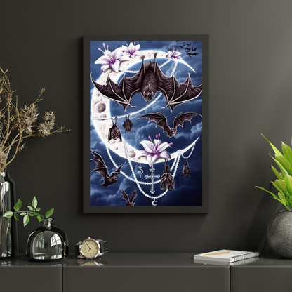 Diamond Painting Nietoperz Księżyc - SEOS Shop ®